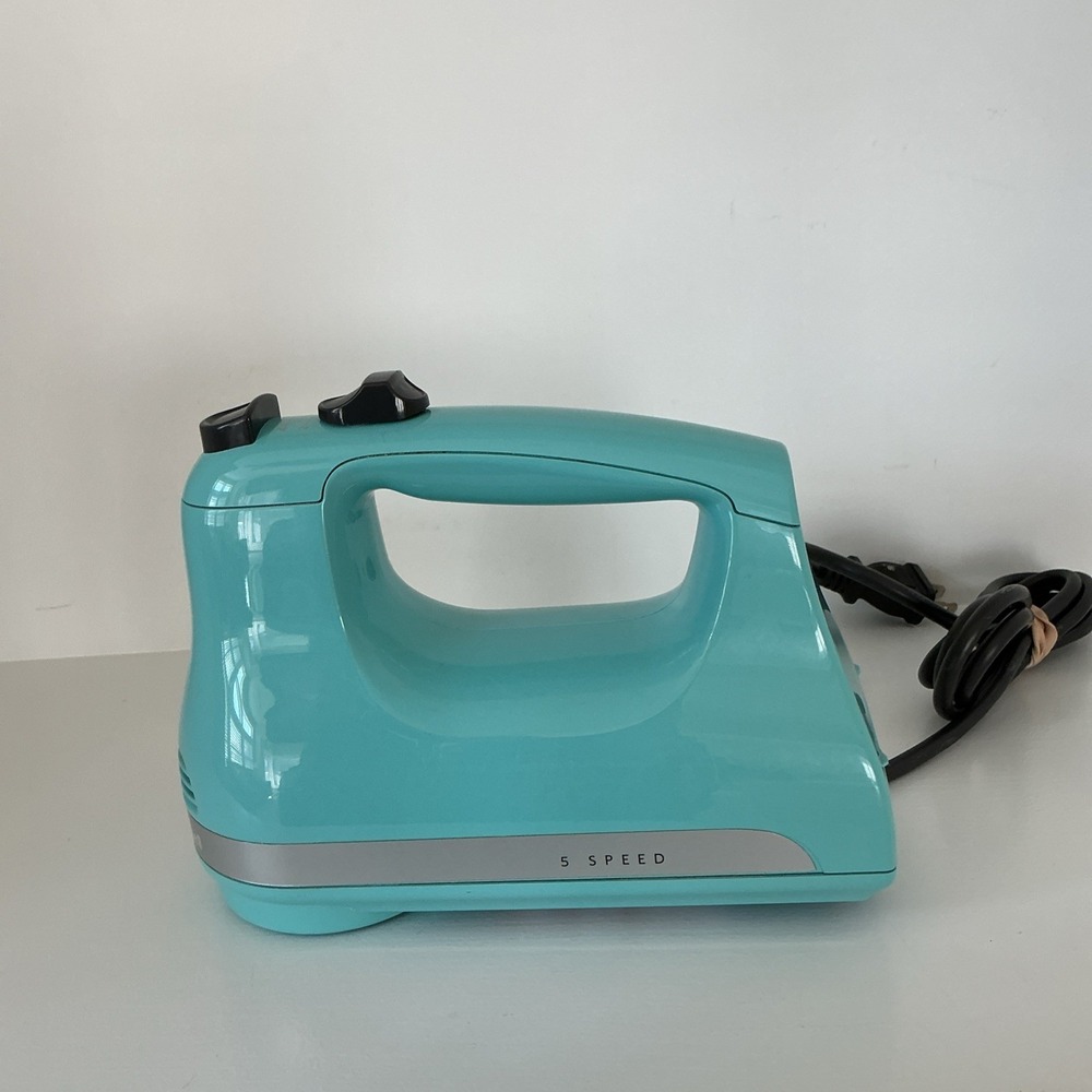 Kitchen Aid Hand Mixer KHM512AQ Aqua Sky Blue No Accessories Included -Working